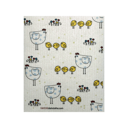 Swedish Dishcloth Chicken Family
