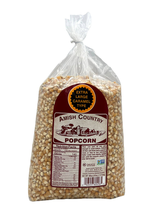 6lb Bag of Extra Large Caramel Popcorn