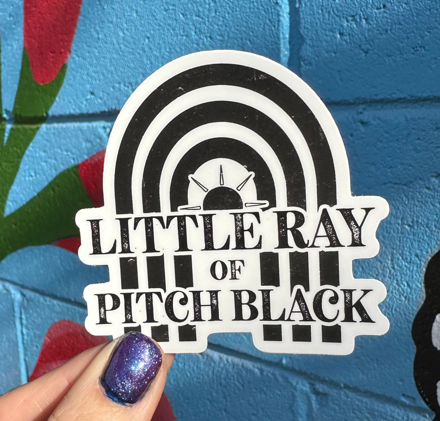 Little Ray Of Pitch Black Sticker