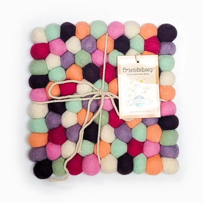 Friendsheep Macarons Eco Coasters and Trivets
