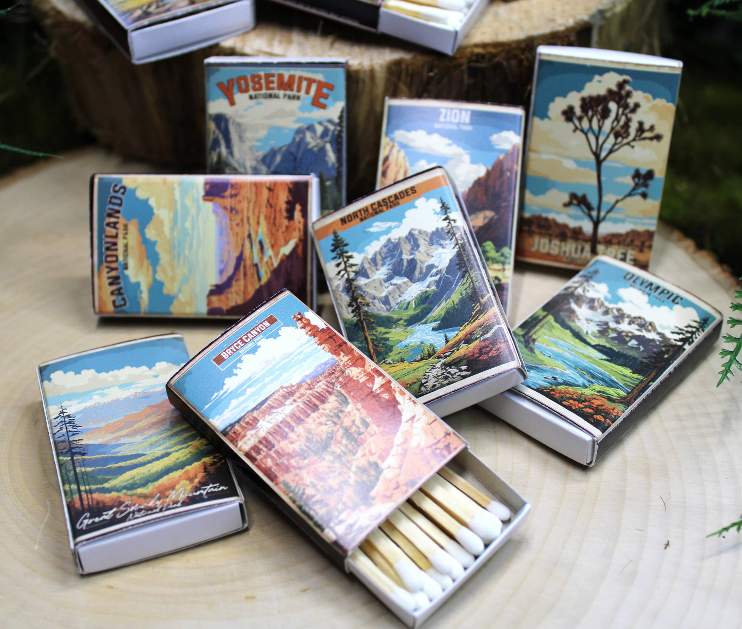 Canyonlands Vintage-looking National Park Matchboxes