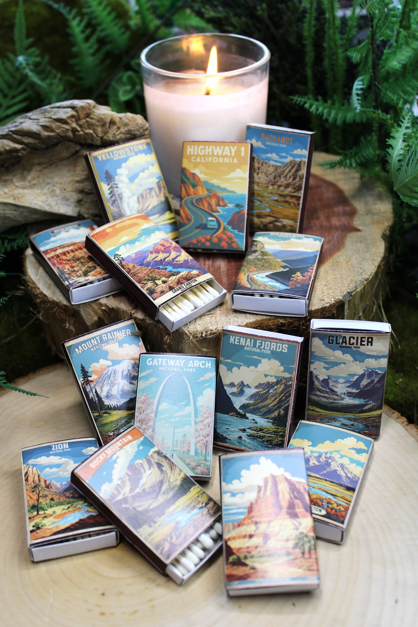 Capitol Reef Vintage-looking National Park Matchboxes